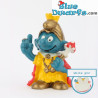 20046: Puffo imperatore - fondo bianco - Schleich - 5,5cm