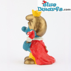 20046: Keizer Smurf - witte onderkant - Schleich - 5,5cm
