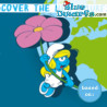 20828: Pitufina con flor (2021) - Schleich - 5,5cm