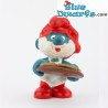 20180: Pappa smurf with pizza - Schleich - 5,5cm