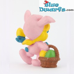 20497: Easter Smurfette in bunny suit  - PORTUGAL -  - Schleich - 5,5cm