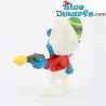 20512: Painter smurf with easter egg - yellow brush - Schleich - 5,5cm