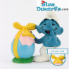 20490: Puffo con uovo grande - giallo -  Schleich - 5,5cm