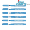 6 Smurfenkleurige stiften 5mm (+/- 14 cm)
