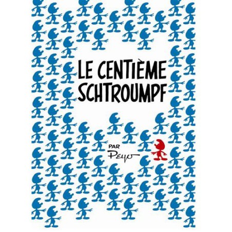 Poster 'Le Centième Schtroumpf' /Smurf number 100 (50 x 70 cm)