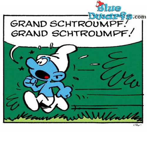 Poster 'Grand schtroumpf! Grand Schtroumpf!'