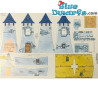 Smurf cardboard cut out Gargamel castle 1984 DIY (60 x 40 cm)