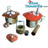Village en Carton Schtroumpfs - Kit DIY - 1984 - 60 x 40 cm