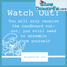 Smurfs Cardboard Watermill Village - DIY  Kit - 1984 - 60 x 40 cm