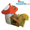 Village en Carton de Moulin à Eau des Schtroumpfs - Kit DIY - 1984 - 60 x 40 cm