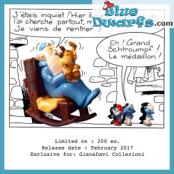 pixi06424:Omnibus with 3 smurfs and Puppy (2017)