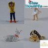 Speelset Heidi - 4 speelfiguurtjes - Marukatsu (ca. 8 cm)