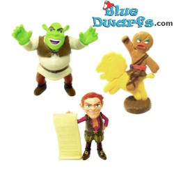 Shrek - 3 figures (+/- 7 cm)