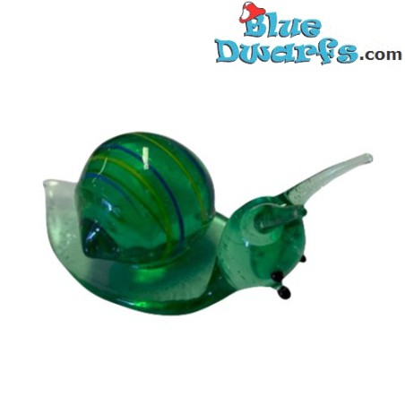 Glass figurine: Snail (+/- 3 cm)
