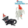 Figura di vetro: Cane & Gatto - Natale - (+/- 5 cm)
