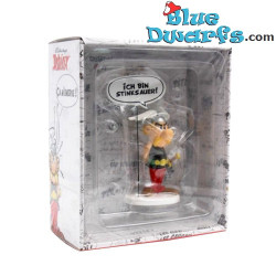 Asterix con bocadillo “Ich bin stinksauer”(“¡Estoy furioso!”) – Figura de resina – Plastoy – 15 cm
