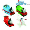 4 x Thomas die Lok - Spielset - Comansi - +/- 6 cm
