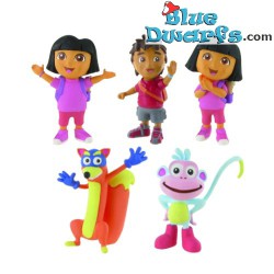 Comansi: Dora playset - 5 figurines (+/- 6 cm)