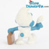 20054: Verpleger Smurf met LICHTBRUINE KOFFER EN ROOD KRUIS - Schleich - 5,5cm