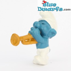 20047: Trompetter Smurf (okergele trompet) - Schleich - 5,5cm