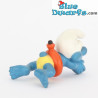 20025: Swimming Smurf - red tube with black dot - Schleich - 5,5cm