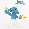 20045: Artiste Schtroumpf (R,G,Y,B,Y,R) - Schleich - 5,5cm