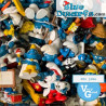 20 Schlümpfe mit einem Job - bespielt - Spielset - Schleich & Bully - 5,5cm - Schleich - 5,5cm