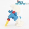 20043: Digger Smurf (Matte paint version) - Schleich - 5,5cm