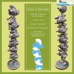 The Smurfs column - Resin Figure - Collectoys / Plastoy - +/- 100cm