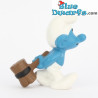 20096: Hinterlistiger Schlumpf mit Hammer (Matt)  - dunkelbraun - Schleich - 5,5cm