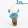 20096: Achterbakse Smurf met hamer (matte variant)  - donkerbruin - Schleich - 5,5cm