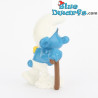 20097: Puffo ferito - marrone scuro/grosso bastone - Schleich - 5,5cm