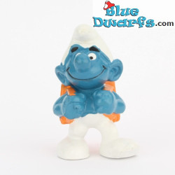 20103: Schooljongen Smurf  - licht oranje - Schleich/Bully - 5,5cm