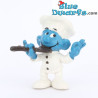 20042: Chefkok Smurf - bruine lepel - Minimodels/ Argentinië - Schleich - 5,5cm