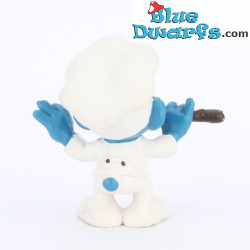 20042: Chefkok Smurf - bruine lepel - Minimodels/ Argentinië - Schleich - 5,5cm