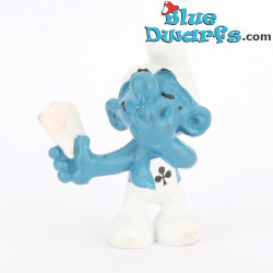 20056: Kaartende Smurf - Minimodels - Schleich - 5,5cm
