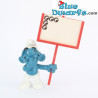 40208: Porteur de Pancarte Schtroumpf  - Rouge -  (Super Schtroumpf) - Schleich - 5,5cm