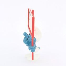 40208: Schilddrager Smurf met rood schild (Supersmurf) - Schleich - 5,5cm