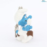 Puffo pronto soccorso - Puffo pubblicitari - ASB - portachiavi  20054 - Schleich - 5,5cm