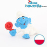 20179: Babyschlumpf mit Rassel rot - Poland - 4cm