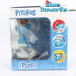 Schtroumpf Coquet avec miroir - Blue Resin 2021 - Serie 1 - Résine figurine - 11 cm