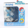 Puffo Vanitoso con specchio - Blue Resin 2024 - resina - serie 1 - statuea puffi - 11 cm