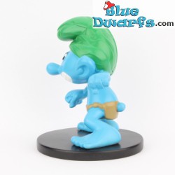 Wilde Smurf - Blue Resin 2021 - Kunsthars figuur - Serie 1 - smurfen beeldje - 11 cm