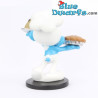 Puffo Golosone con crostata e torta - Blue Resin 2024 - resina - serie 1 - statuea puffi - 11 cm