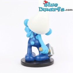 Puffo Inventore - Blue Resin 2024 - resina - serie 1 - statuea puffi - 11 cm