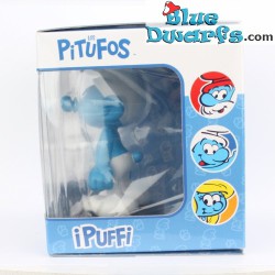 Puffo Brontolone - Blue Resin 2024 - resina - serie 1 - statuea puffi - 11 cm