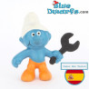 20012: Handy Smurf - orange trousers and black spanner - CNT Version - 5.5cm