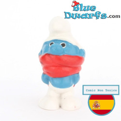20004: Puffo invernale - sciarpa rossa - Version CNT - 5.5 cm