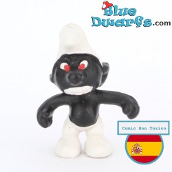 20007: Black smurf - black body and red eyes - CNT Version - 5.5cm
