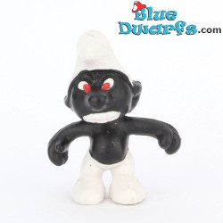 20007: Black smurf - black body and red eyes - CNT Version - 5.5cm